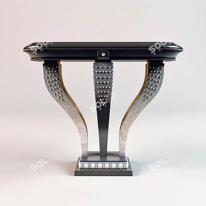 Art Deco Console 3D model image 1