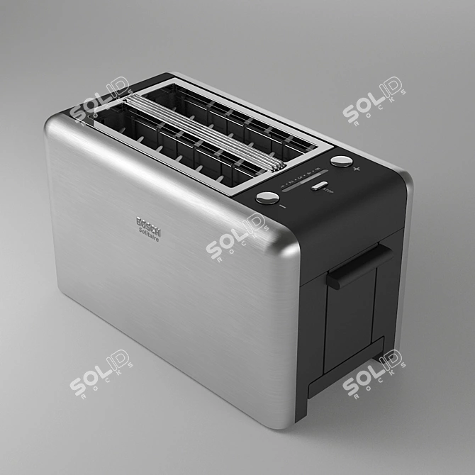 Bosch Solitaire Toaster: Perfect Toast Every Time! 3D model image 1