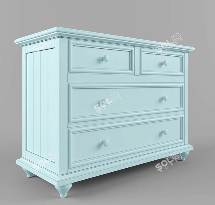 PROFI Youth Locker Dresser 3D model image 1