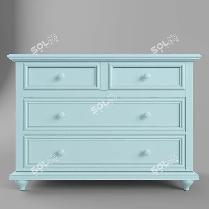 PROFI Youth Locker Dresser 3D model image 2