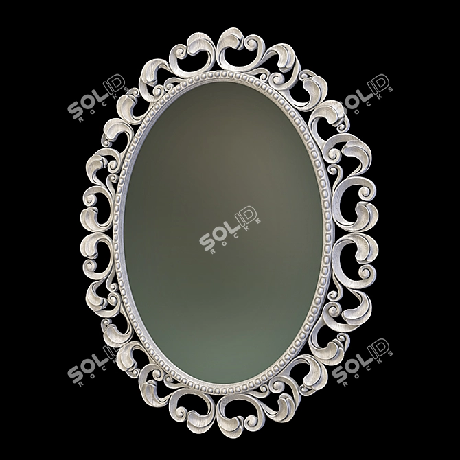 Italian Beauty: Giorgiocasa Casa Bella Mirror 3D model image 2