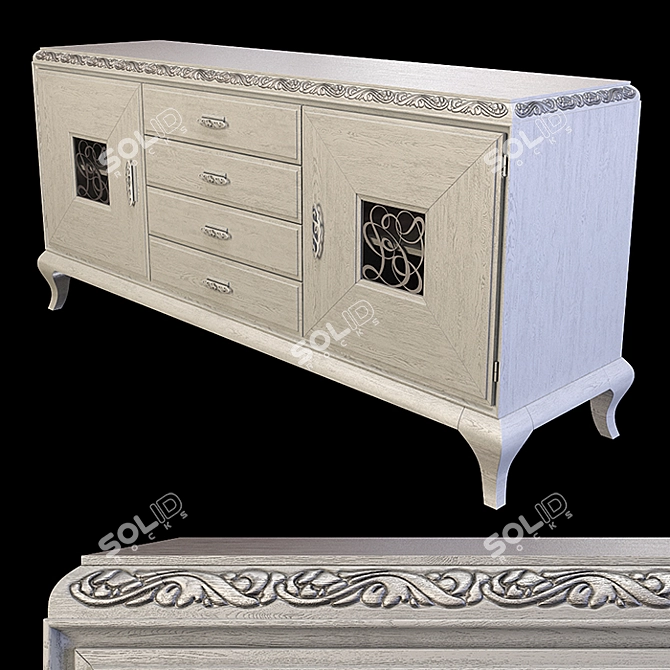 Elegant Giorgiocasa Casa Bella Dresser 3D model image 2