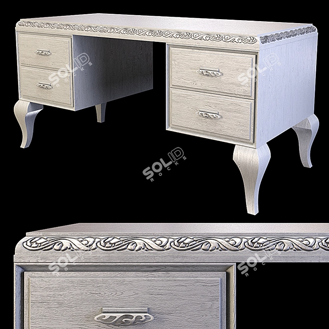 Elegant Writing Desk by Giorgiocasa 3D model image 2