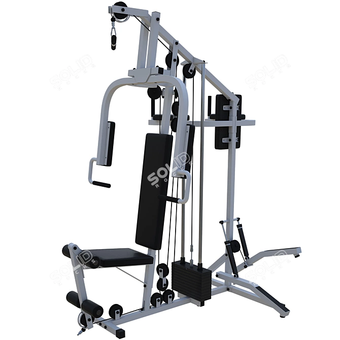 All-in-One Fitness Trainer 3D model image 1