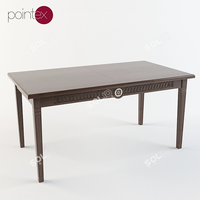 Pointex Olivia Dining Table 3D model image 1