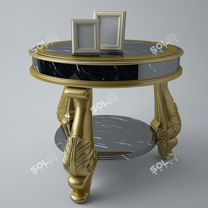 Elegant Display Stand 3D model image 1