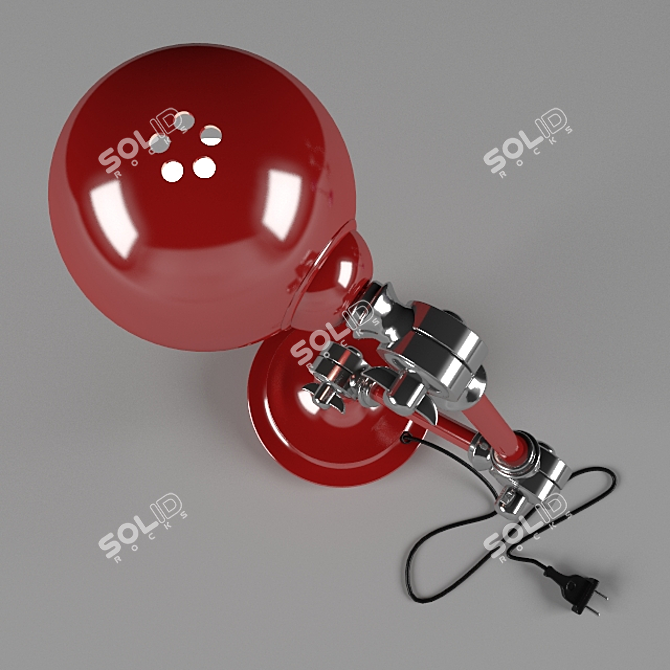 Efficient Desk Lamp 3D model image 3