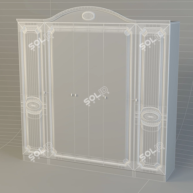 Victoria Classic Closet - Timeless Elegance 3D model image 2