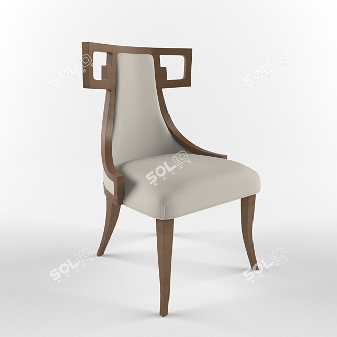 Elegant Baker Greek Chair 3D model image 1