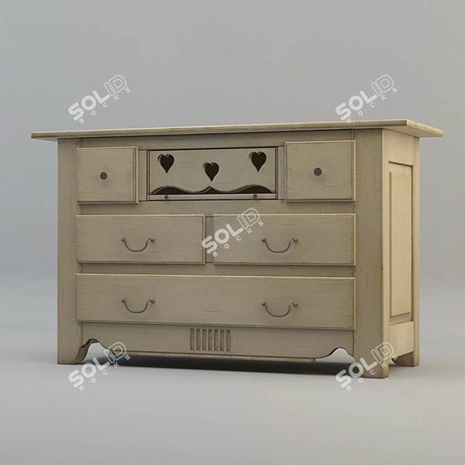 French Fabrique Grange CH435 3D model image 1