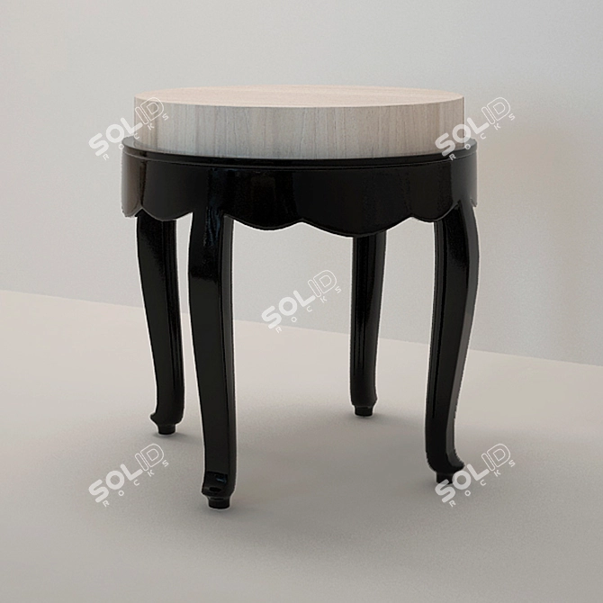 Modern Oval Coffee Table FLY 3D model image 1