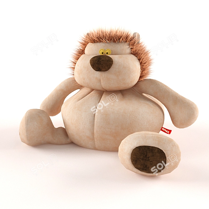 FANCY Soft Toy Lion 3D model image 1