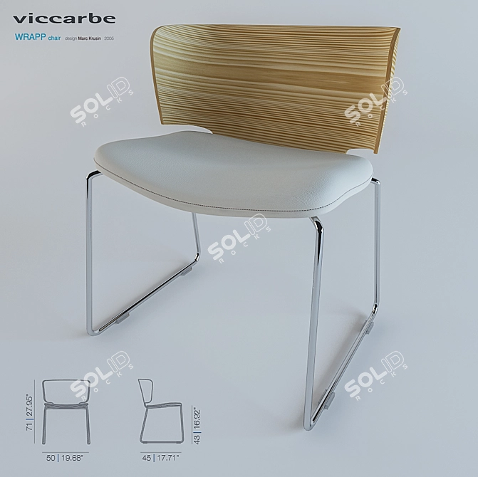 Modern Ergonomic Chair 3D model image 1