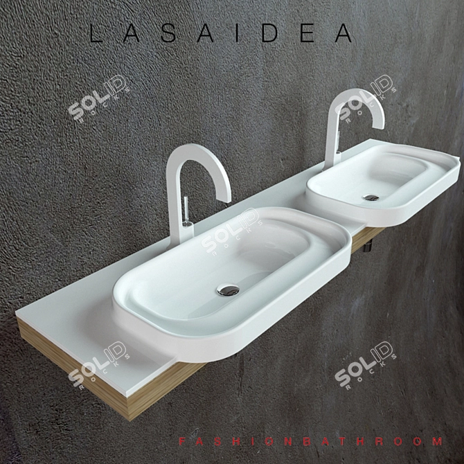 Washbasin Lasa Idea / Metropolis 3D model image 1