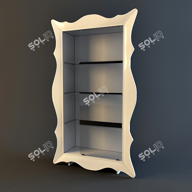 Fratelli Barri Glass Cabinet 3D model image 2