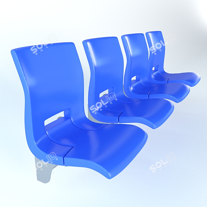 Stechert Copacabana Sport Seats: Optimal Comfort for Sports Arenas 3D model image 1