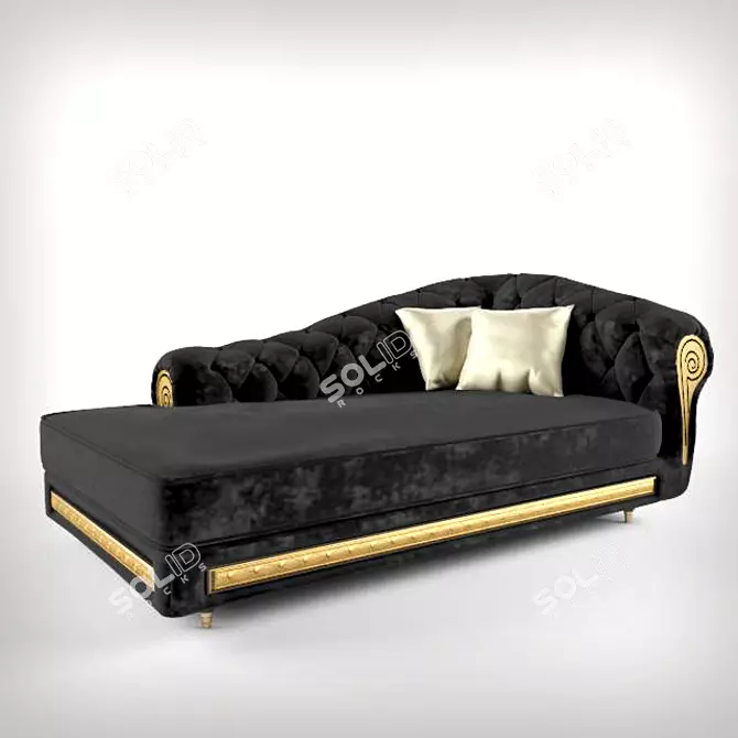 Luxury Vismara Sofa: Elegant & Comfortable 3D model image 1