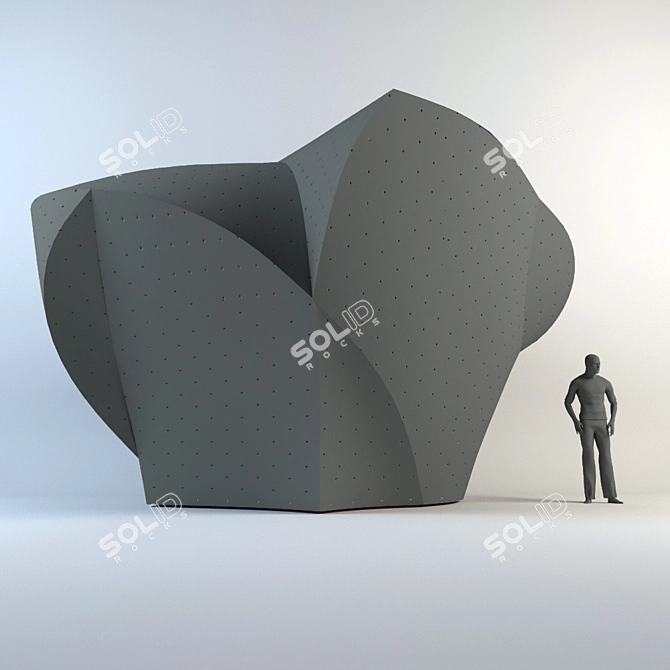 Walltopia 3D Curves: Ultimate Climbing Experience 3D model image 1