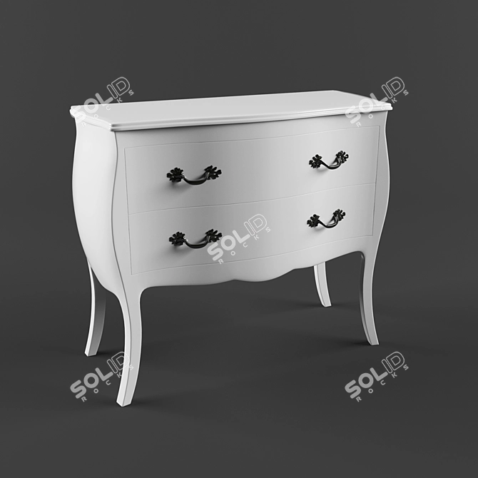 Bolzan Letti Dresser - Elegant & Space-saving 3D model image 1