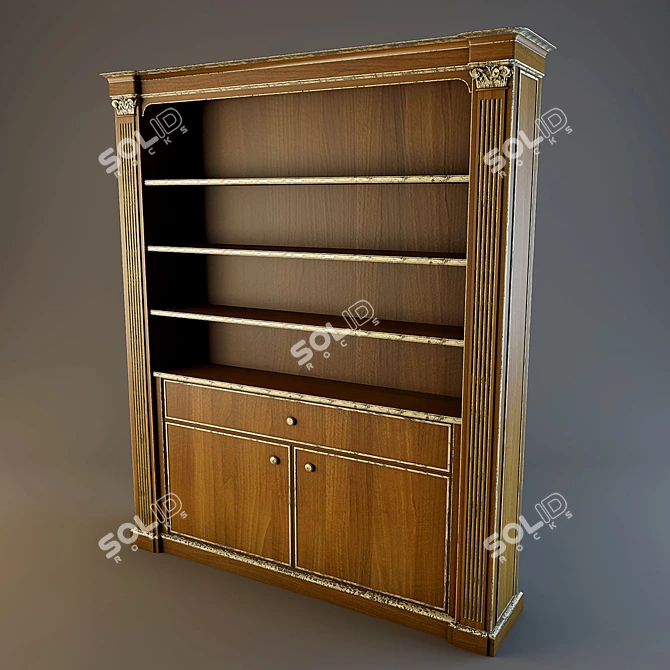 Artistic Bookcase SCAPPINI - 2232 3D model image 1