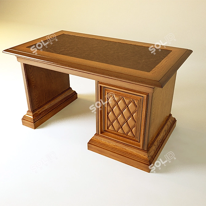 Phedra Artisan Desk 3D model image 2