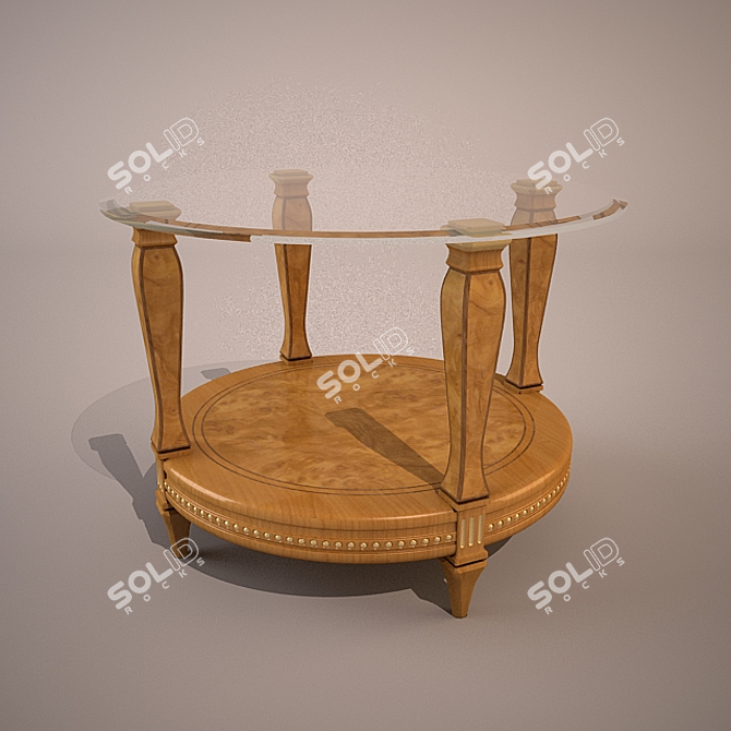 Raffaello Italian Coffee Table 3D model image 1