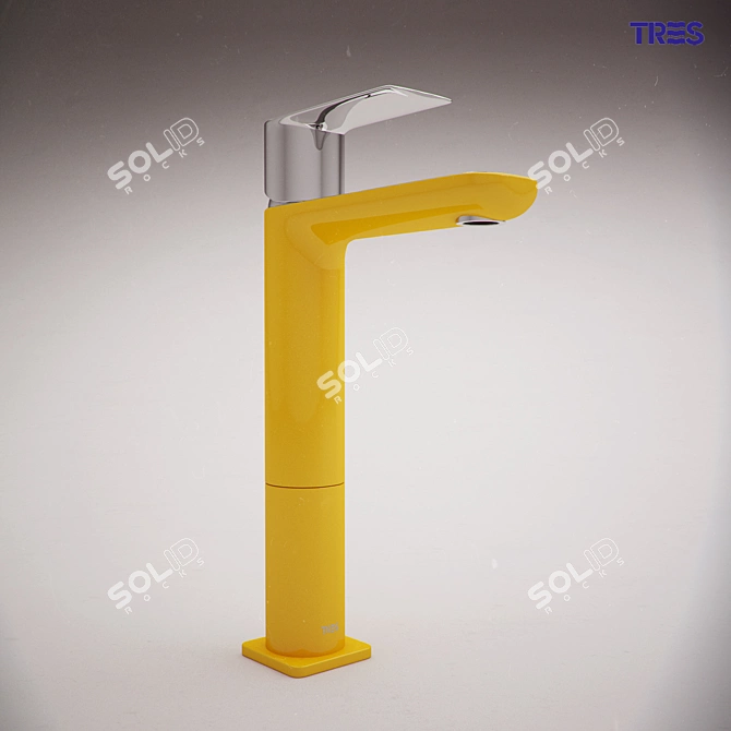 TRES Loft Mixer: Vibrant and Compact 3D model image 1