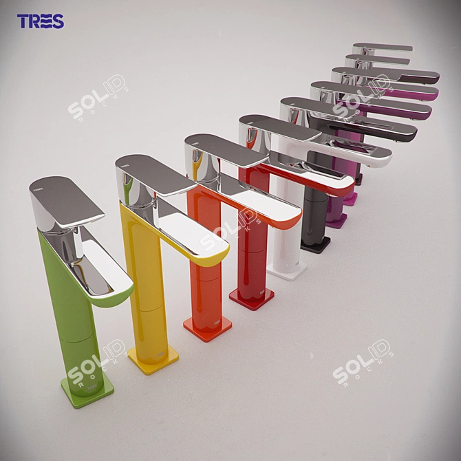 TRES Loft Mixer: Vibrant and Compact 3D model image 2