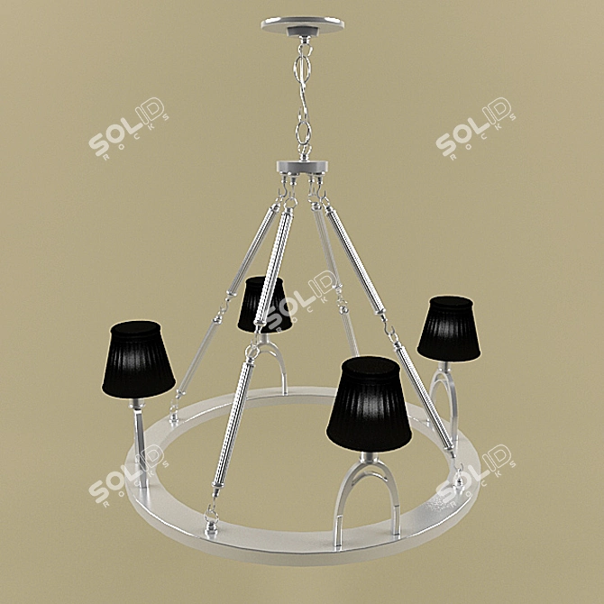 Modern Chandelier Jigger 3D model image 1