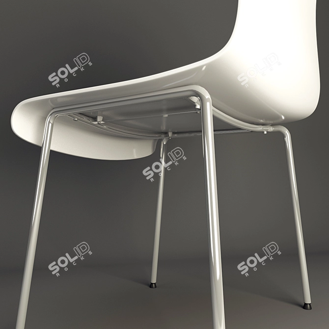 Compact and Stylish IKEA Erland 3D model image 2