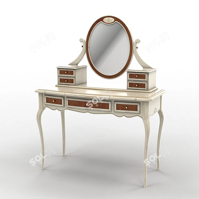 Title: "Artim" Vanity - Exquisite Craftsmanship 3D model image 1