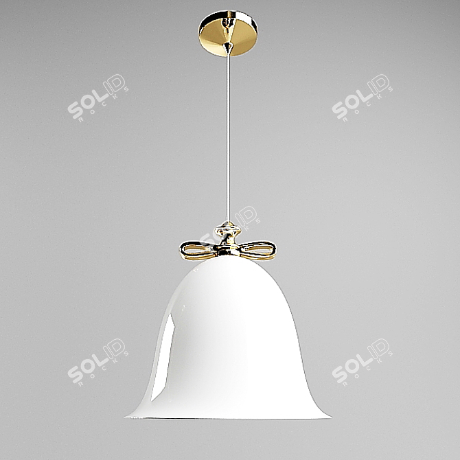 Elegant Bell Lamp 3D model image 2