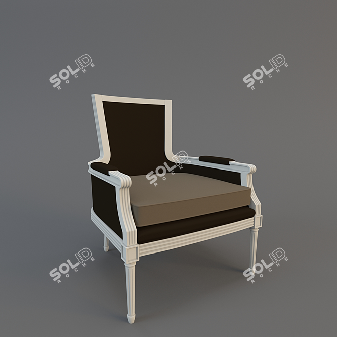 Elegant Lavoisier Chair – Perfect Blend of Style and Comfort 3D model image 1