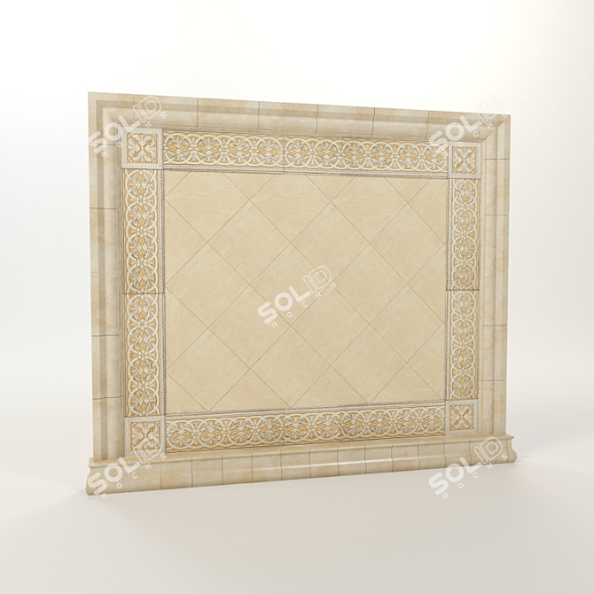 Elegant Tile Panels: Tagina Berenice 3D model image 1