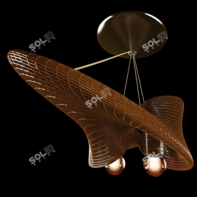 Custom-made Luxury Chandelier 3D model image 1