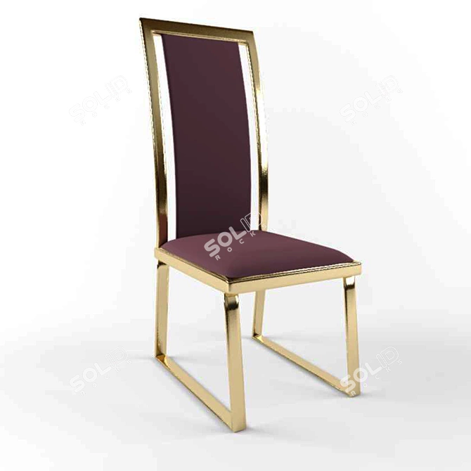 Modern Designer Chair by Mangematin 3D model image 1