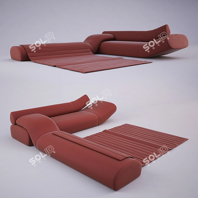 Luxury COR Sofa: Perfect Comfort 3D model image 1