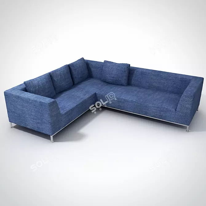 German-made Corner Sofa | Perfect Size Fit 3D model image 1