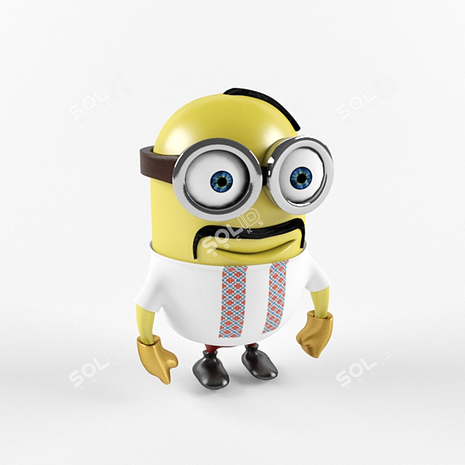 Ukrainian-style Minions 3D model image 1