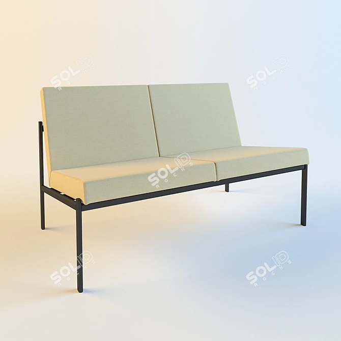 Kiki_Sofa: Customizable Artek Design 3D model image 1