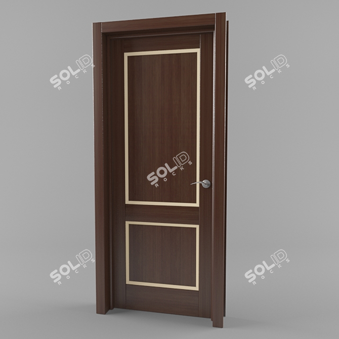 Trino Porte Door: Elegant and Functional 3D model image 1