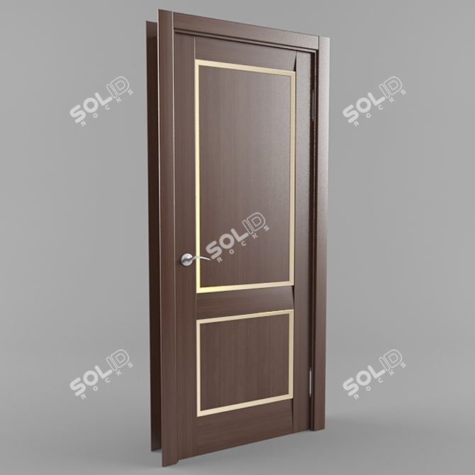 Trino Porte Door: Elegant and Functional 3D model image 2