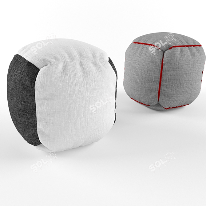 Plush Puffs: 32K Polygons 3D model image 1