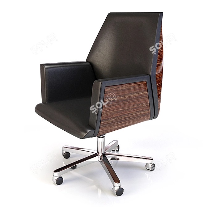 Deko Tua Armchair: Classic Comfort 3D model image 4