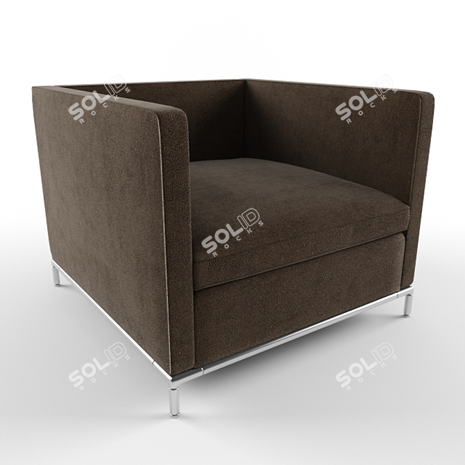 ErgoLux Chair 3D model image 1