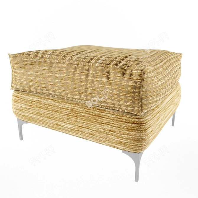 Title: Elegant Park Avenue Ottoman 3D model image 1