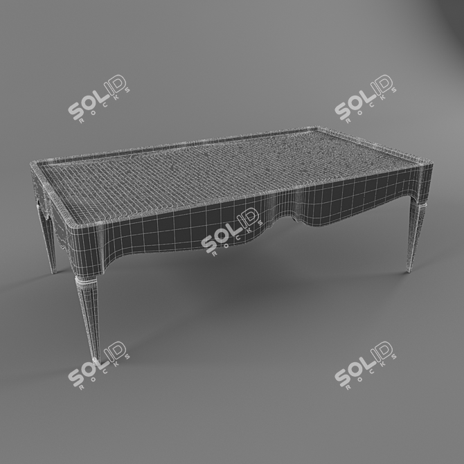 Streamline Pro 32: Lightweight Desk Solution 3D model image 2