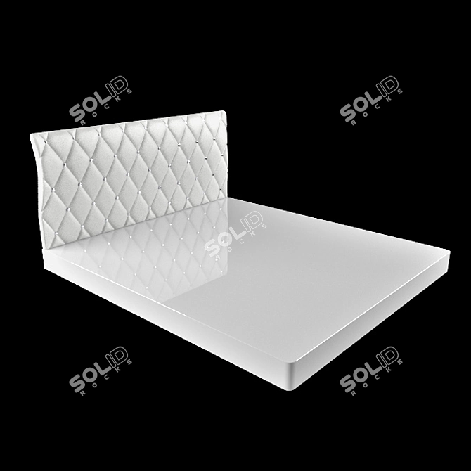 Elegant MILAN Bedroom Set 3D model image 2
