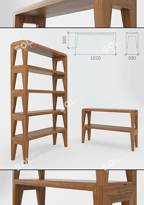 Modular Storage Shelving 3D model image 1