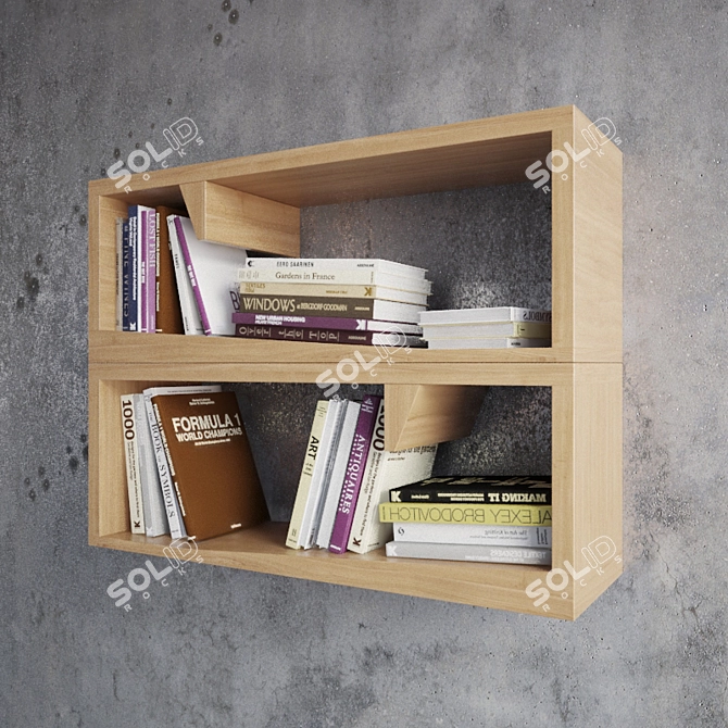 Organize Your Books with Ease 3D model image 1